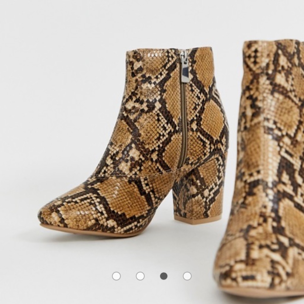 Snake Print Boots - Picture 2 of 7